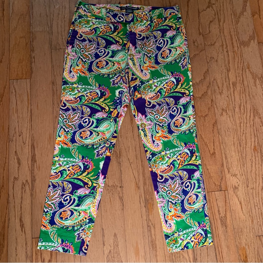 Ralph Lauren Sport Paisley Ankle Pants - Picture 3 of 10